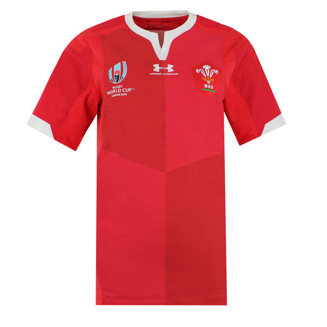 Under Armour Rugby World Cup ausgestattet Kurzarm Red Mens T-Shirt 1341597 609 Image