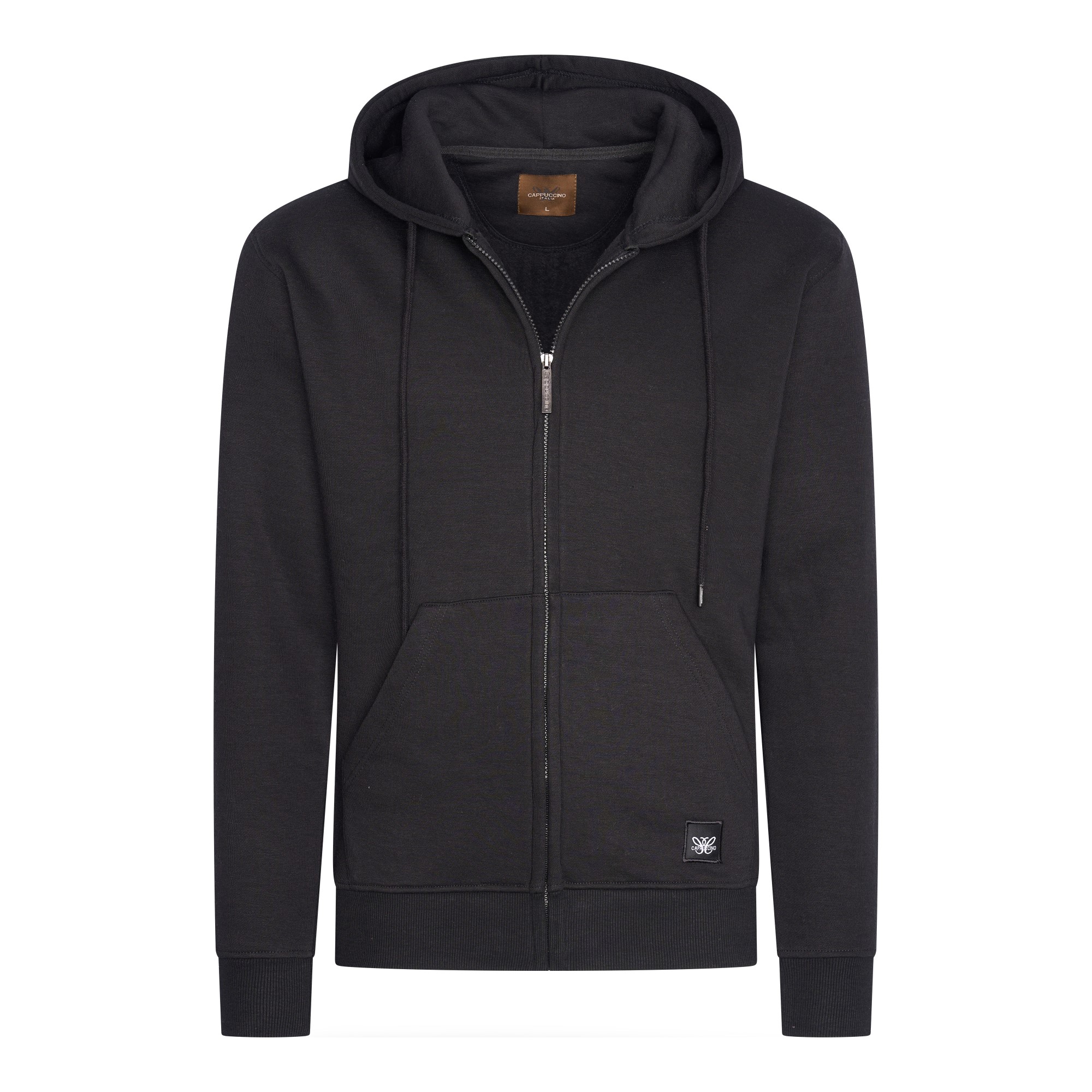 Fleece Zip Hood von Cappuccino Italia in der farbe Schwarz und in größe XXL. Image