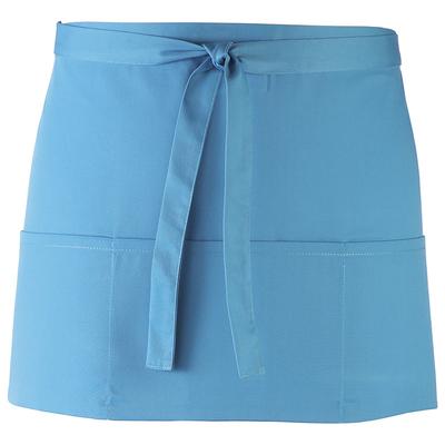 Premier Ladies/Womens Colours 3 Pocket Schürze (Türkis) Image