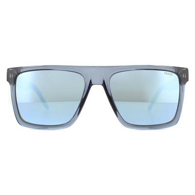 Hugo by Hugo Boss Sonnenbrille HG 1069/S PJP 3J Kristallblau Blau Spiegel