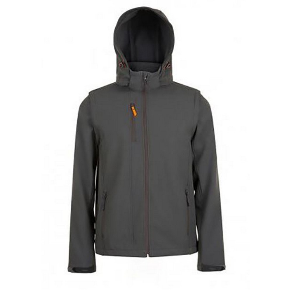 SOLS Herren Transformer Pro Softshell Jacke (Holzkohle) Image