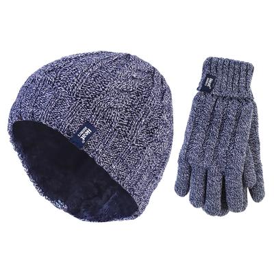 Heat Holders - Damen Mütze & Handschuhe Set für den Winter - Blau Image