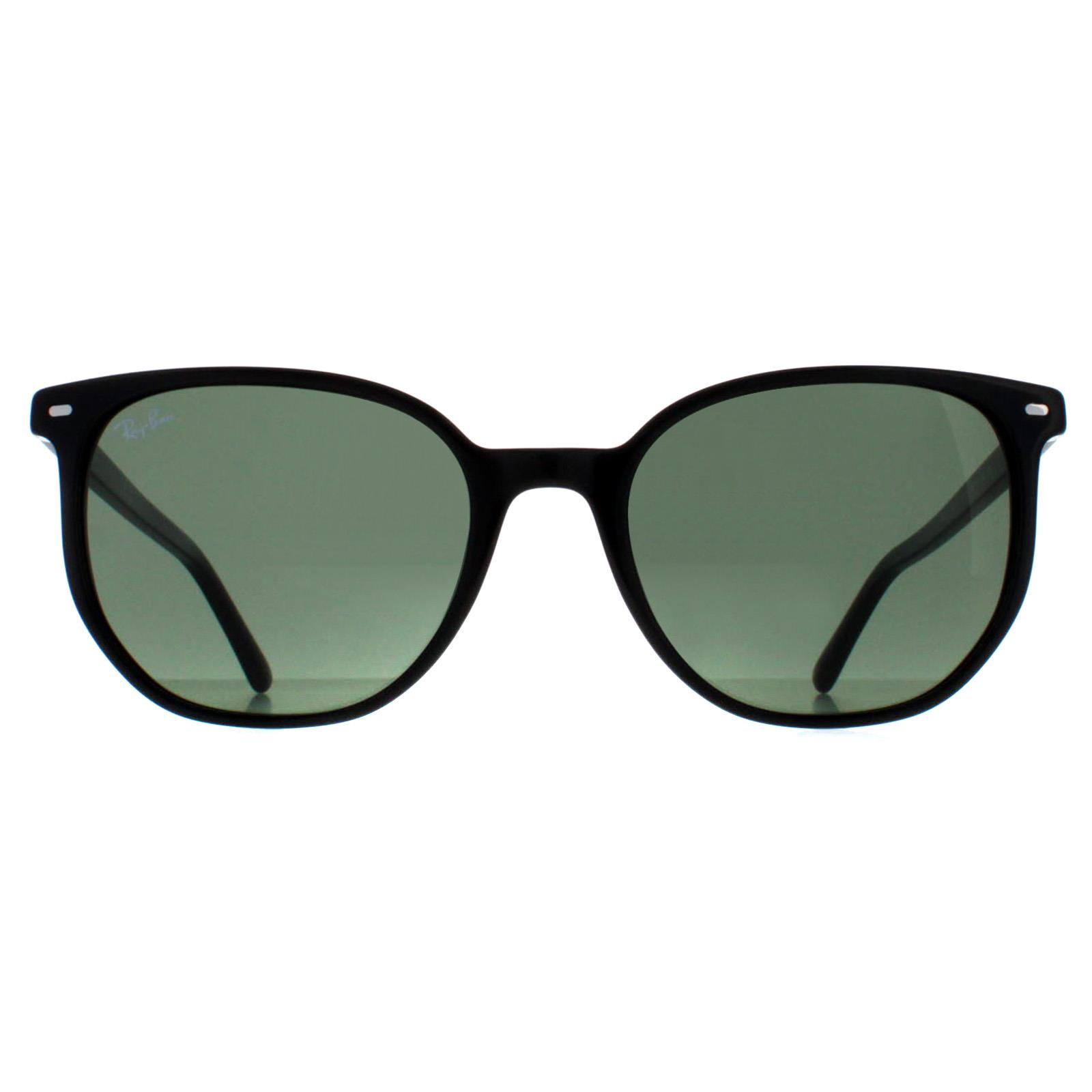 Ray-Ban Square Unisex Poliert Schwarz G15 Grün RB2197 Elliot Image