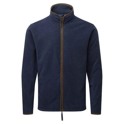 Premier Herren Artisan Fleece-Jacke (Marine/Braun) Image