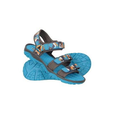 Mountain Warehouse - Kinder Sandalen, Tarnmuster (Petrol) Image
