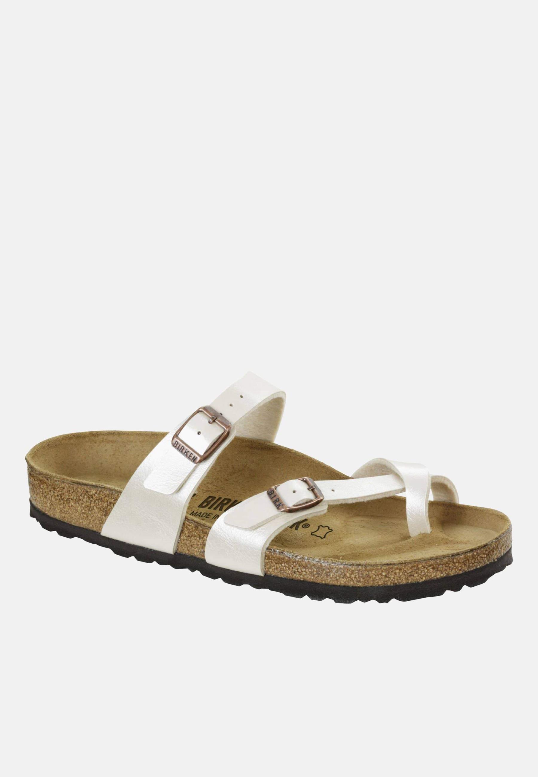 Birkenstock Mayari Regular Fit Anmutige Perle Weiß 71661