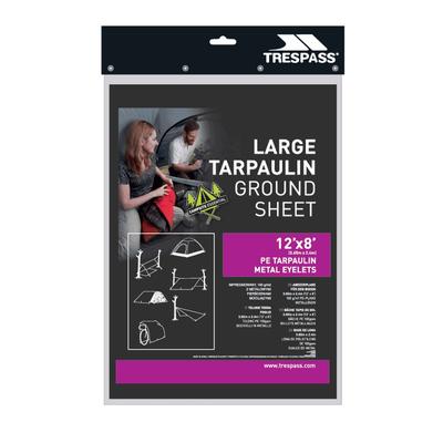 Trespass Faulken Large Tarpaulin Bodenplane (schwarz)