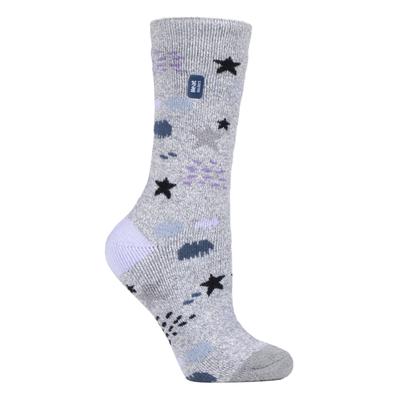 Heat Holders Lite - Isolierte Thermosocken für Damen | Mehrere Designs einschließlich Argyle Streifen Herzen Sterne | Warme Socken für Winter - Jacquard (Inter Galactic) Image