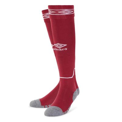 Umbro - "Diamond" Fußballsocken (Weinrot/Weiß) Image