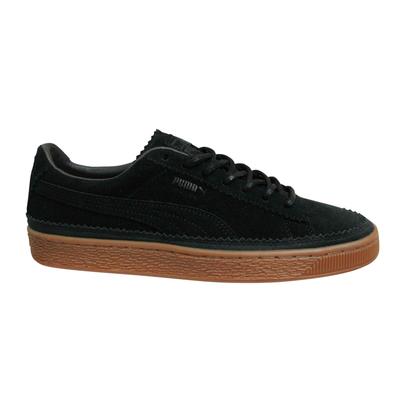 Puma Suede Classic Bogue Schnürung schwarze Leder -Herren -Trainer 366631 01 Image
