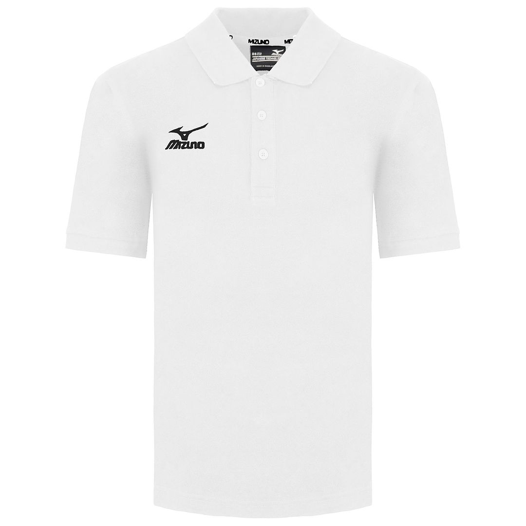 Mizuno Pro Kids White Golf Polo Shirt Image