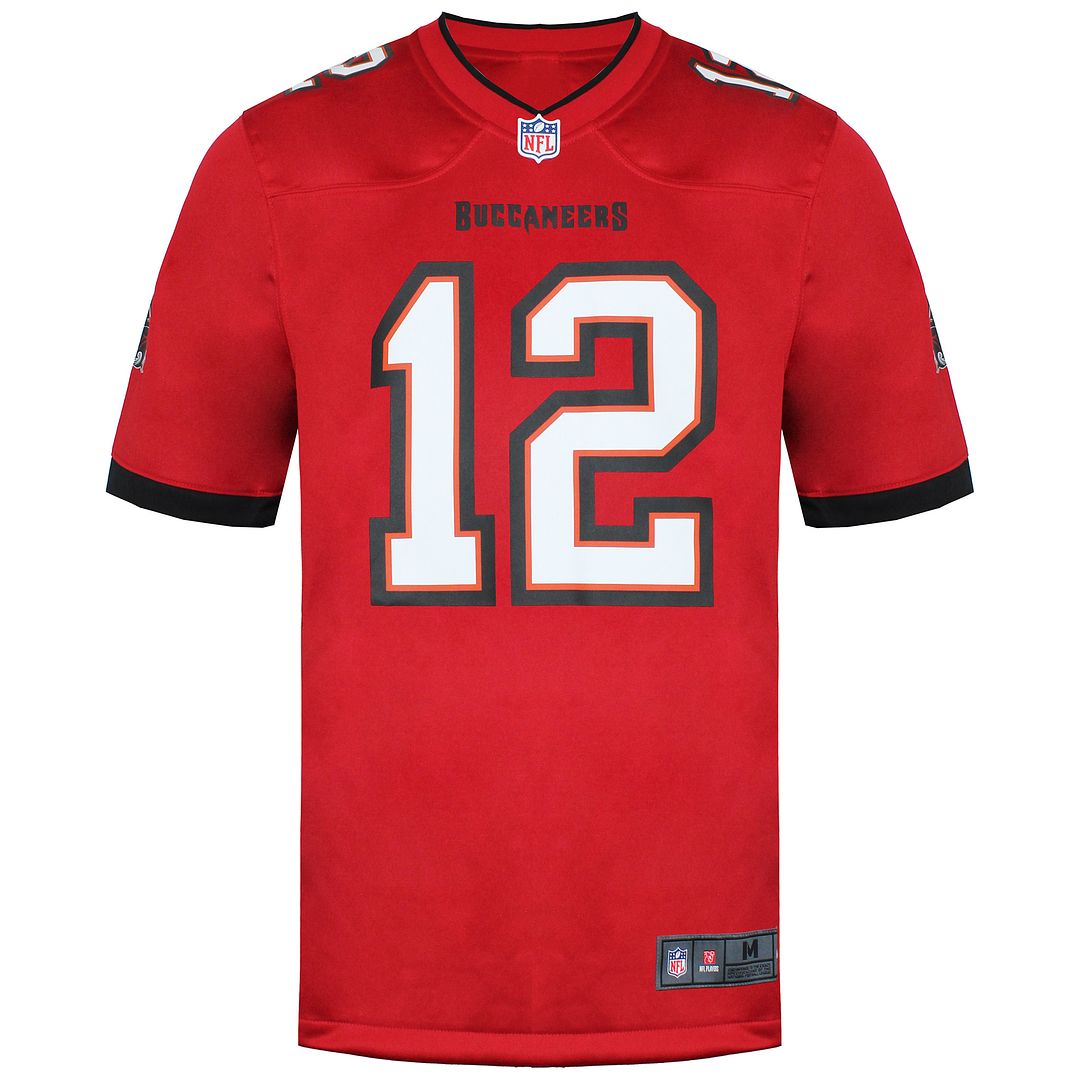 Nike NFL -Spiel Tampa Bay Buccaneers 12 Brady Mens Jersey Image