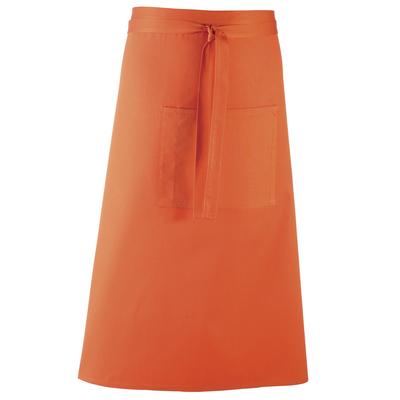 Premier Unisex Colours Barschürze (lang, kontinental) (2er-Pack) (Orange) Image