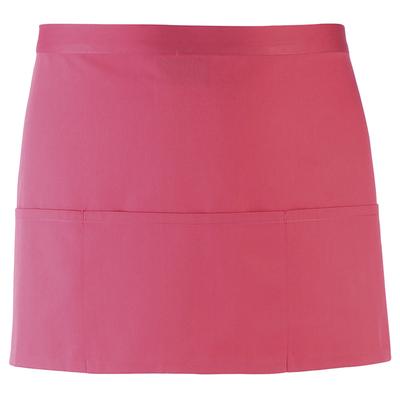 Premier Ladies/Womens Colours 3 Pocket Schürze (2er Pack) (Fuchsia) Image