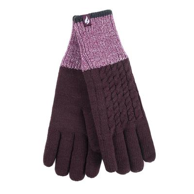 Heat Holders - Damen Thermohandschuhe für den Winter im Kisdon Style - Mulberry Image