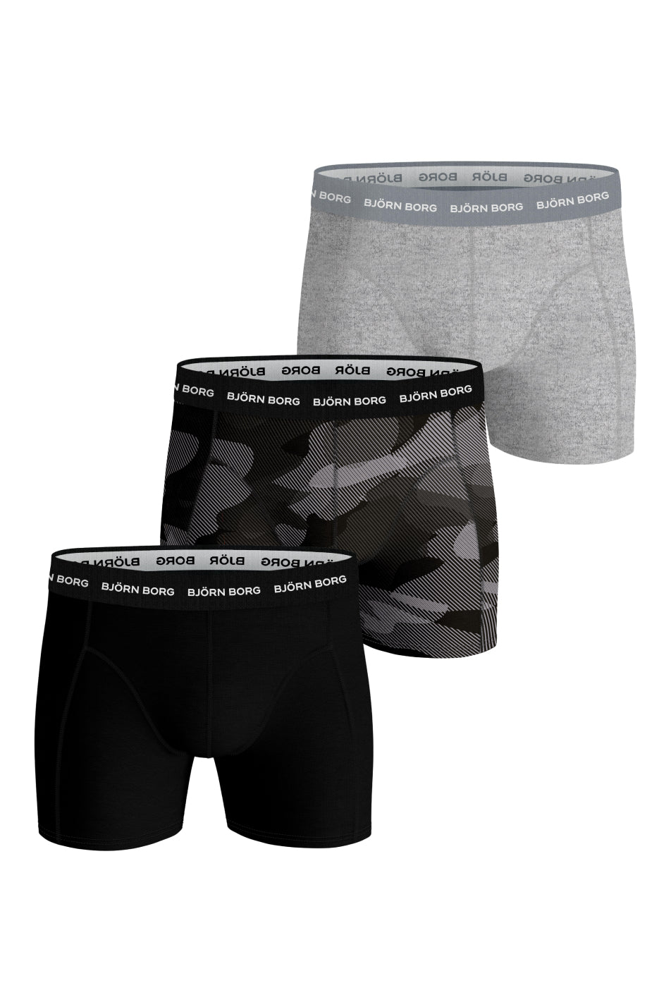 Bjorn Borg 3er-Pack Herren Essential Boxershorts Image