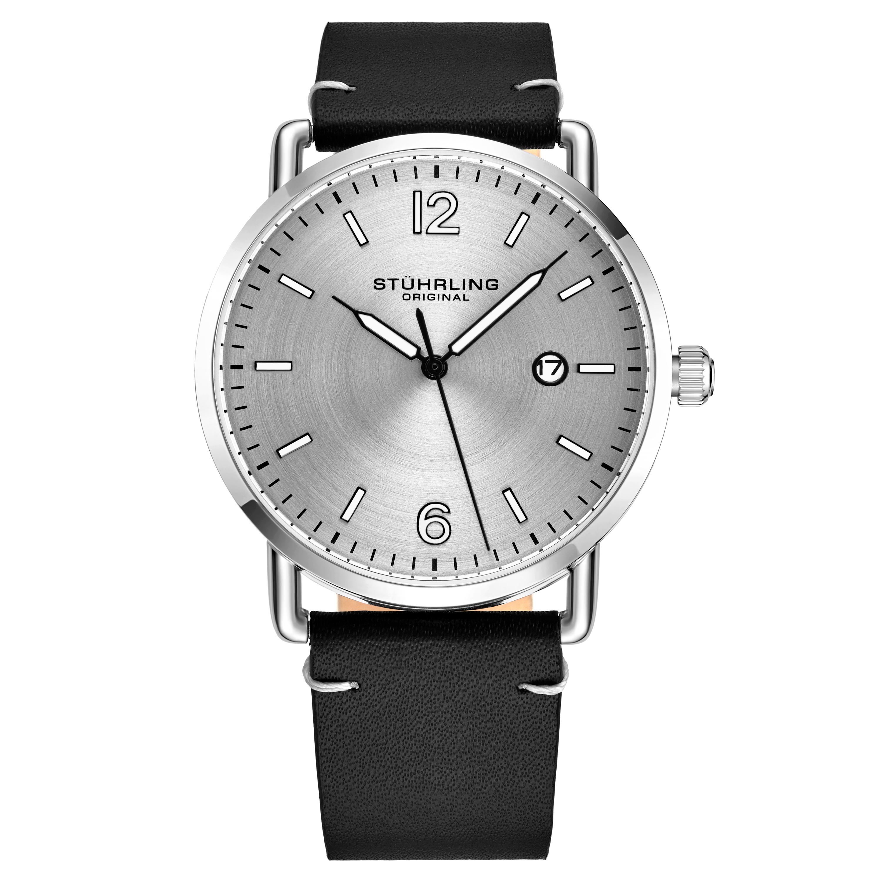 Silber Metro Quarz 38mm Einheitsgröße