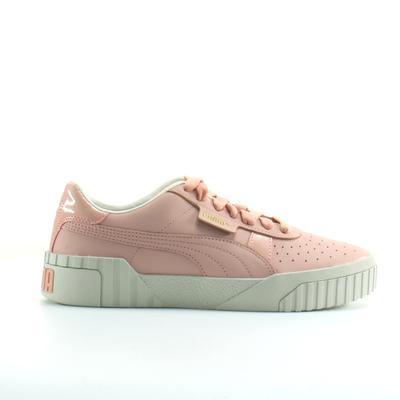 Puma Cali Pink Nubuck Leder Damen Schnürungstrainer 369161 01