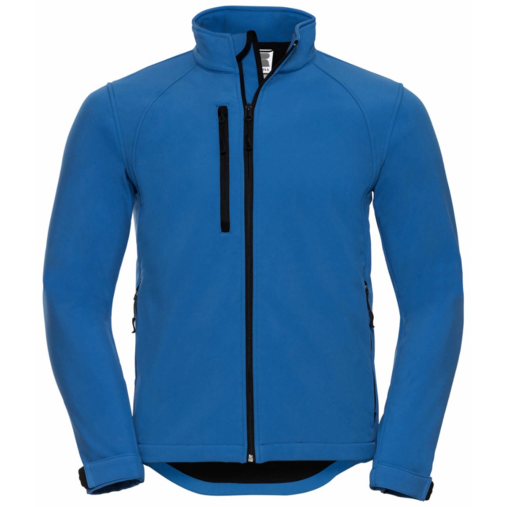 Russell Mens Water Resistant & Windproof Softshell Jacket (Azurblau) Image