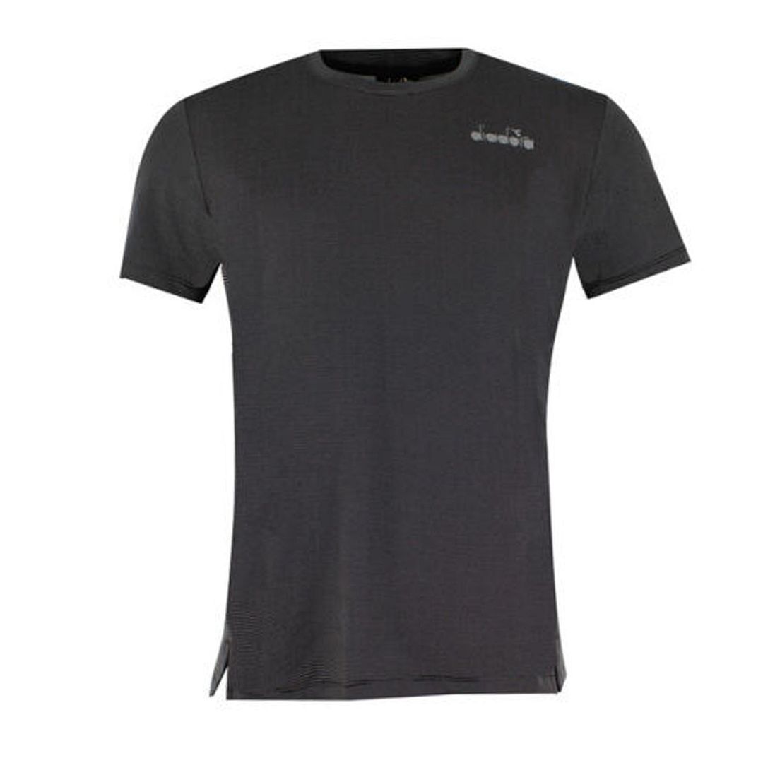 Diadora Easy Tennis Herren Black T-Shirt Image