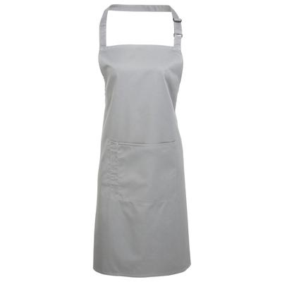 Premier Damen/Frauen Farben Bip Schürze mit Tasche (Silber) Image