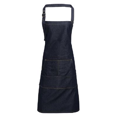 Premier Jeans Stitch Bib Apron (Indigo Denim) Image