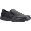 Hush Puppies Herren Aaron Slip On Lederschuh (Schwarz)
