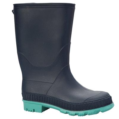 Mountain Warehouse Childrens/Kids Plain Wellington Stiefel (Navy) Image