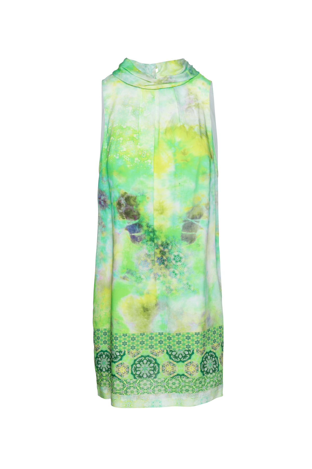 Gerades ärmelloses Print-Kleid von Conquista Image