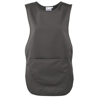 Premier Ladies/Womens Pocket Tabard (Dunkelgrau) Image