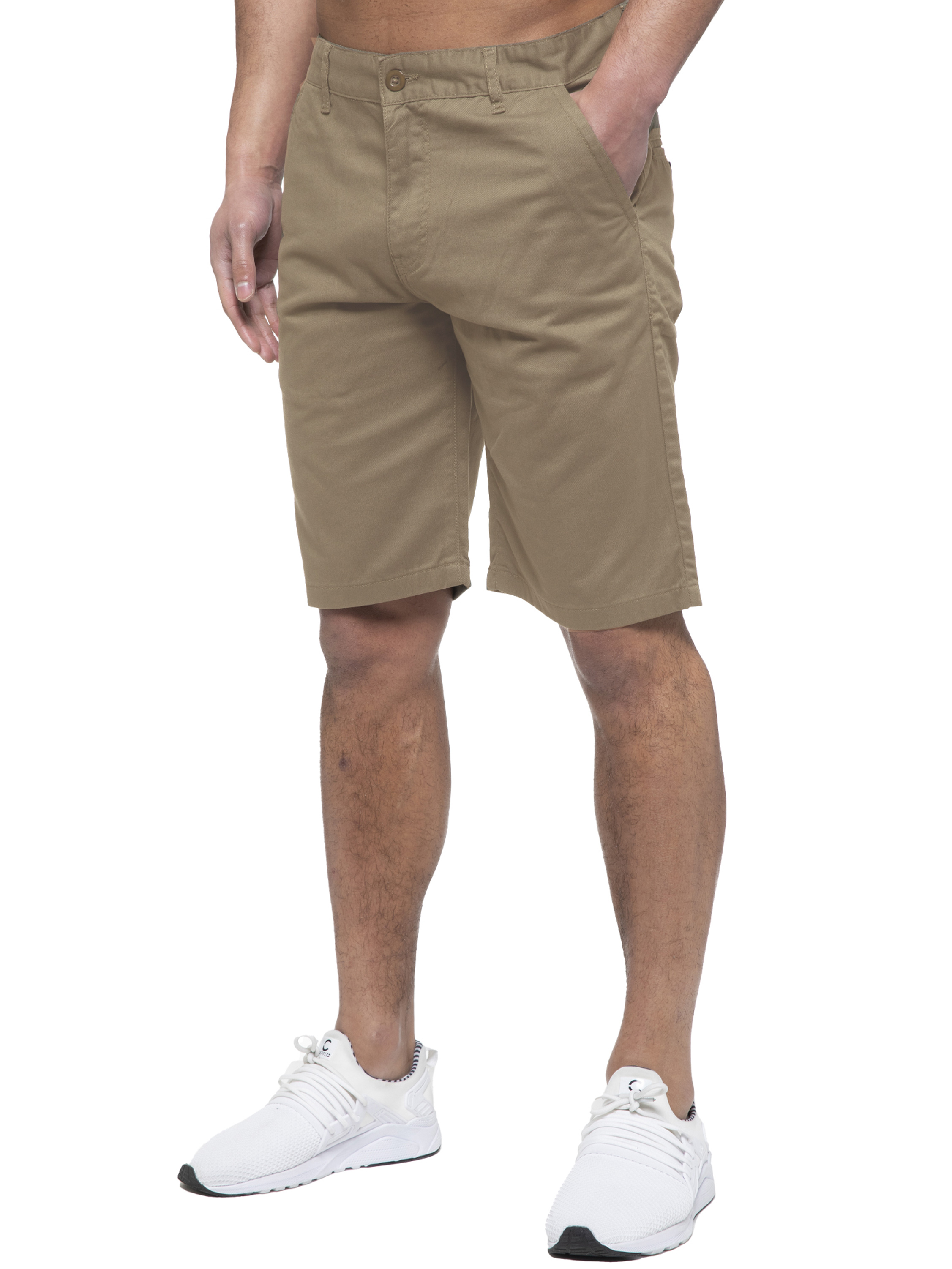 Enzo | Herren Chino Shorts In Beige 38 (Größe)