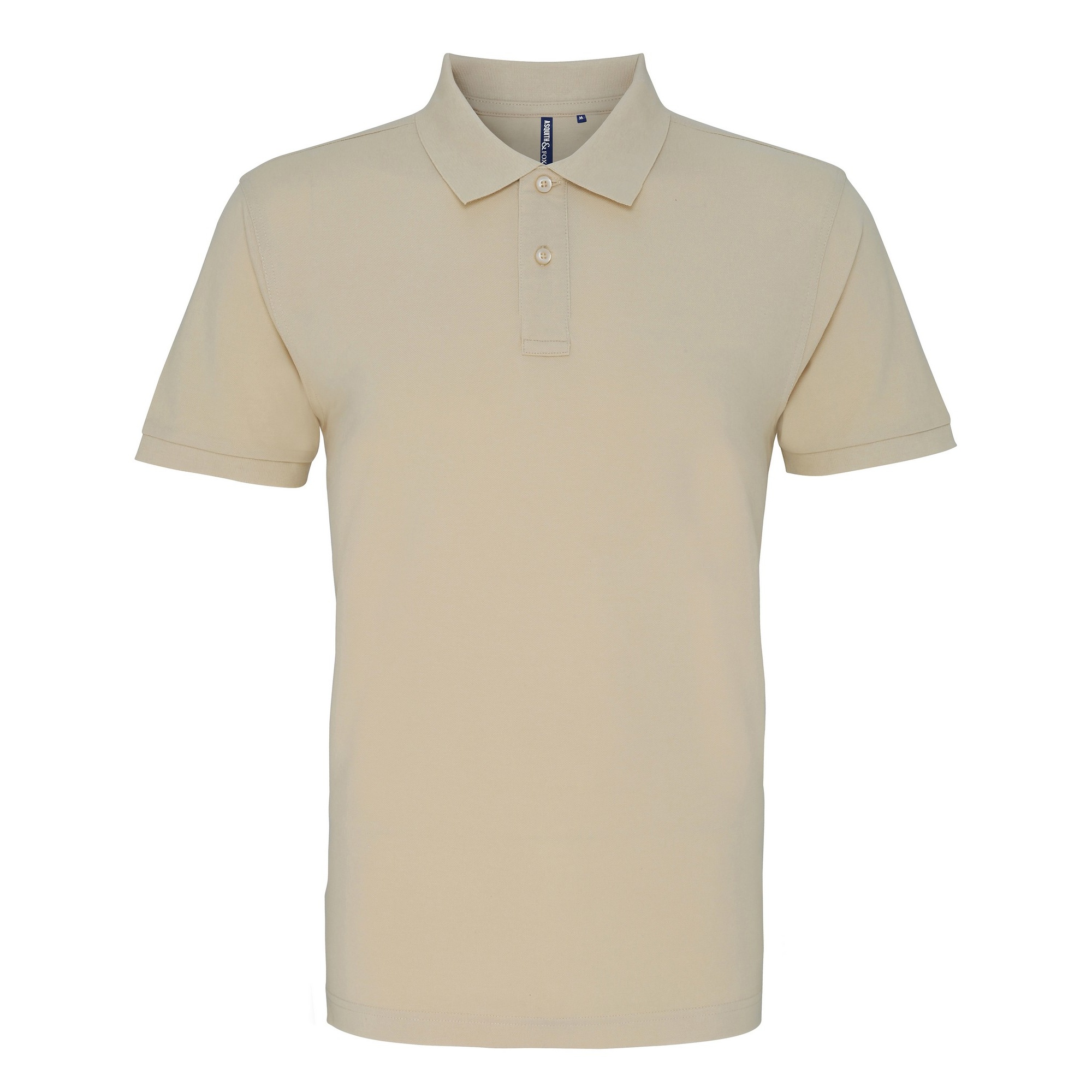 Asquith & Fox Herren-Poloshirt mit kurzen Ärmeln (natürlich) Image