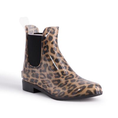 Aus Wooli Australia Womens Regenstiefel mit Schafsfell Einlegesohle enthalten LEOPARD Image