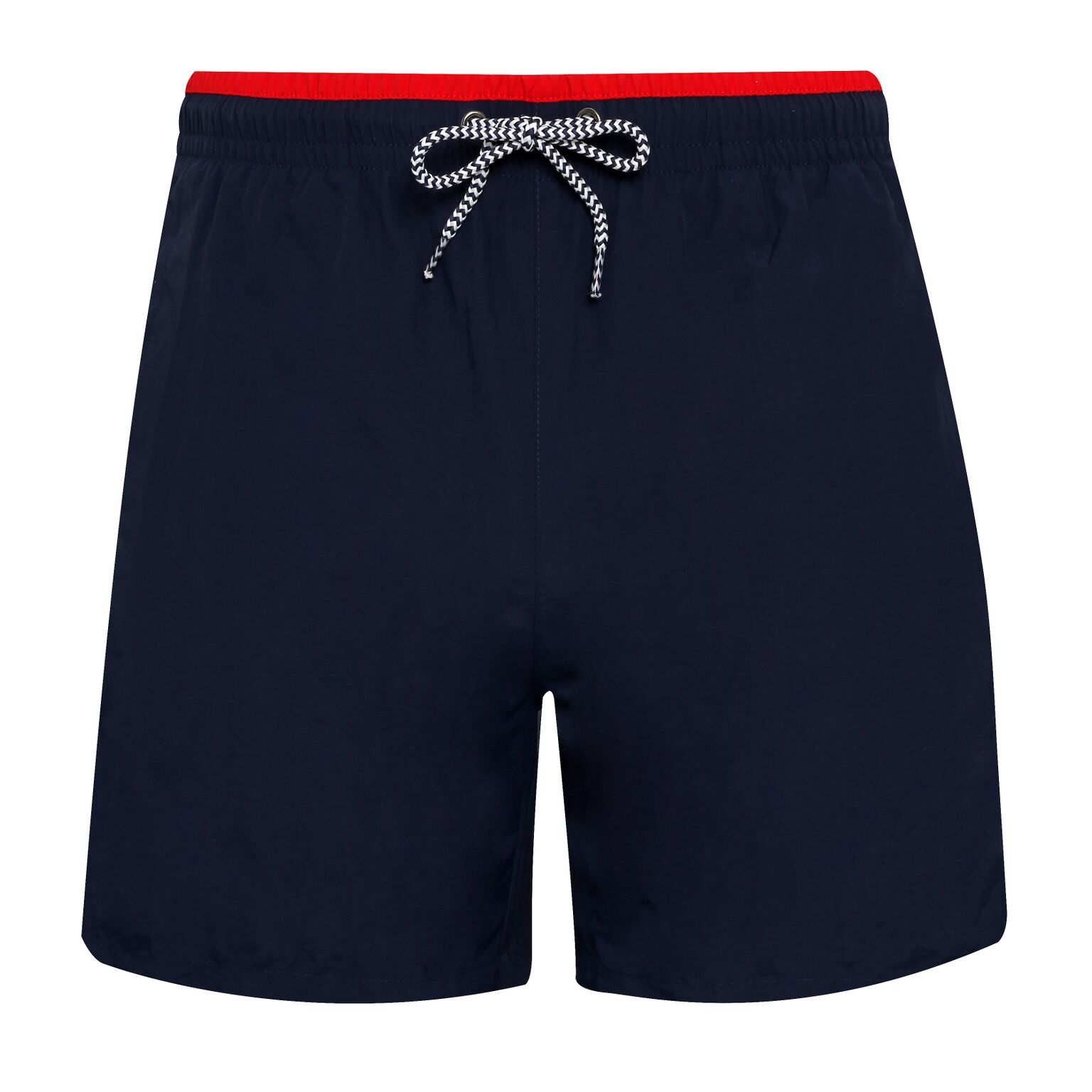 Asquith & Fox Herren-Badeshorts (Marine/Rot) Image