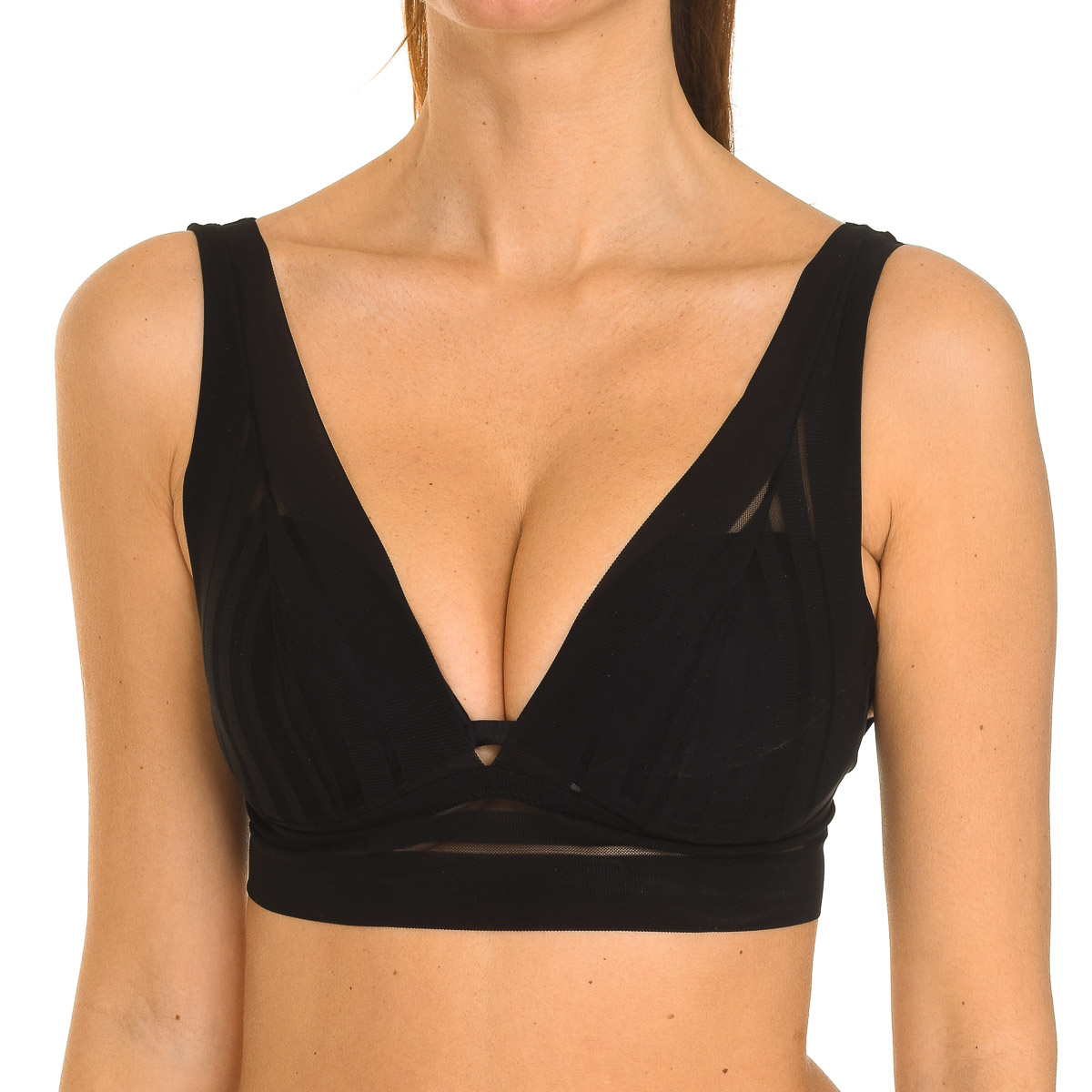 Herausnehmbarer Bralette-BH mit Cups und Bügeln W09PU woman Image