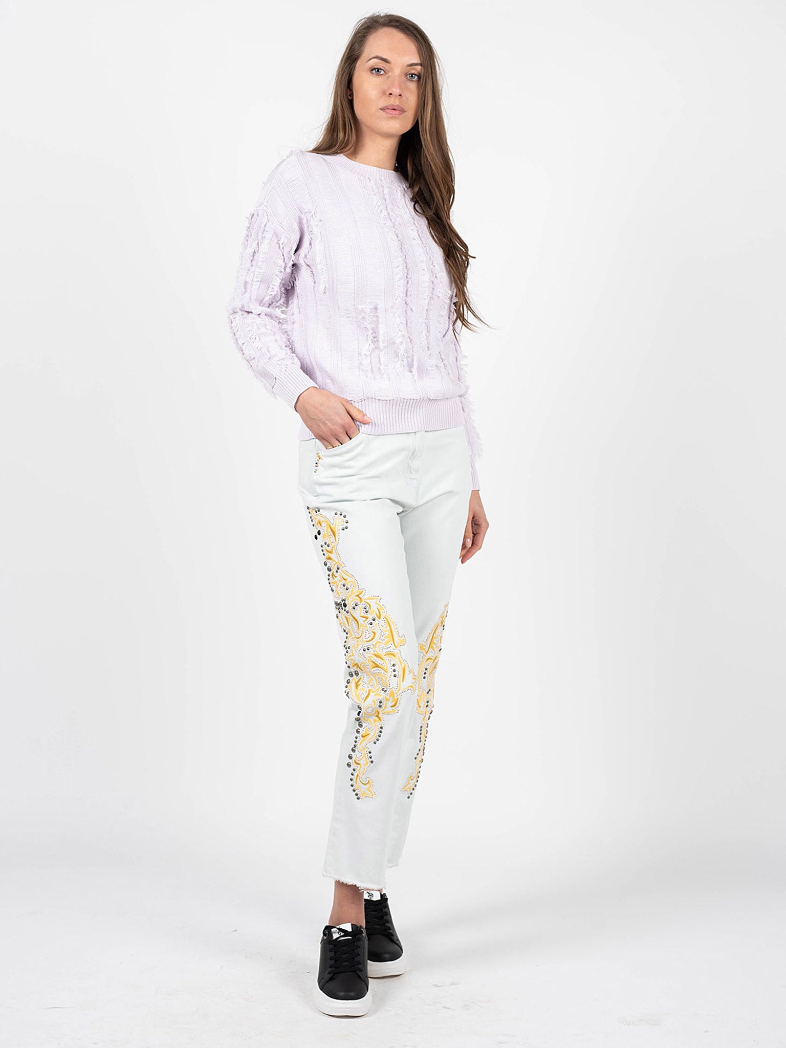 Patrizia Pepe Jeans Damen Blau 27 (Größe)