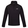 Regatta Great Outdoors Mens Kenger Half Zip Honeycomb Fleece (Schwarz)