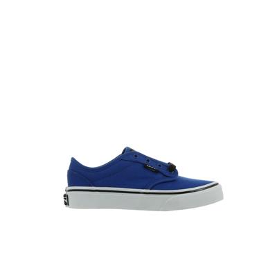 Vans Atwood Low Top Schnürhalter Blaues Leinwand Kinder Plimsolls Ki56xy Image
