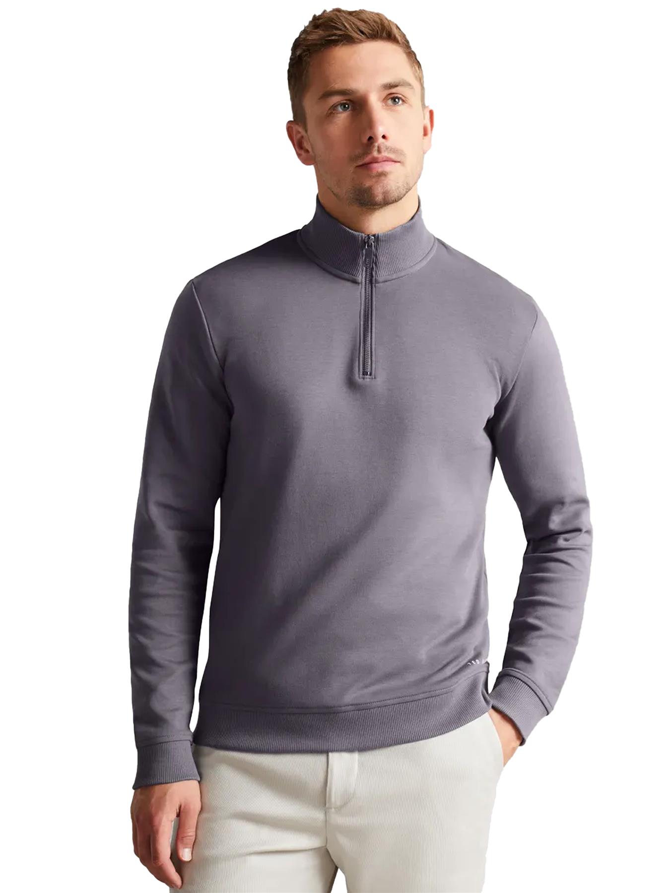 Ted Baker | Mens Half Zip Trichter Hals Schweiß - Antram Image