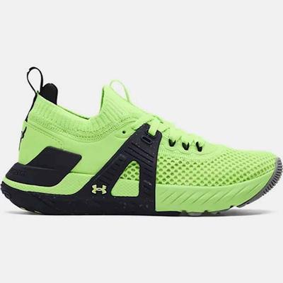 Under Armor Project Rock 4 Green Womens Trainer