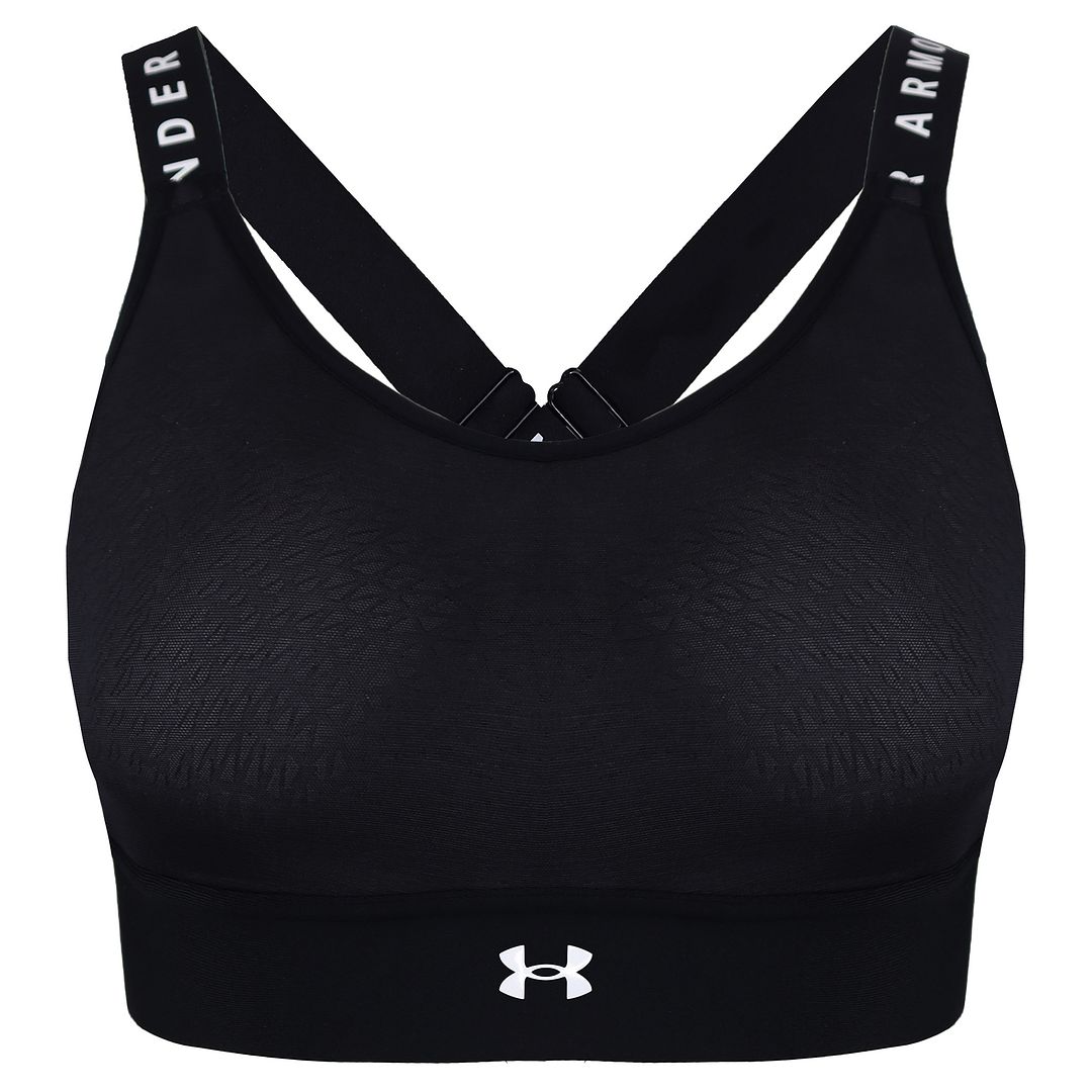 Under Armour Infinity Womens Black Sports BH Image