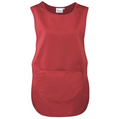 Premier Ladies/Womens Pocket Tabard (2er-Pack) (Rot)