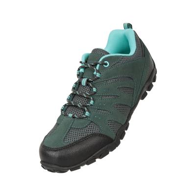 Mountain Warehouse Damen/Damen Outdoor II Wildleder Wanderschuhe (Dunkelgrau/Petrol) Image
