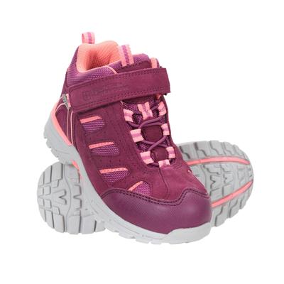Mountain Warehouse Kinder/Kinder Drift Wasserdichte Wanderschuhe (Berry) Image