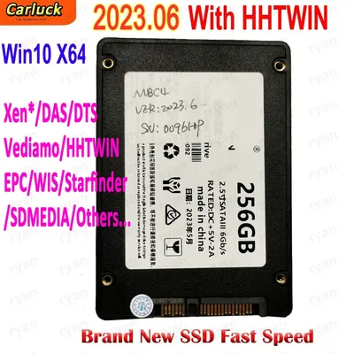 2023.09 MB STAR C4 C5 C3 Software SSD With HHT Win10 64bit For SD Connect C4 Star Diagnosis Compact 4 Auto Diagnostic Tools