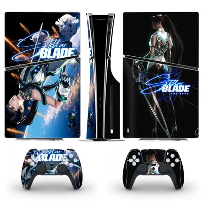 Stellar Blade PS5 Slim Disc Skin Sticker Protector Decal Cover for Console Controller PS5 Slim Disk