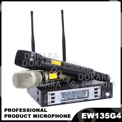 Professional EW135G4 SKM9000 2 Channel UHF Wireless Dynamic Microphone EW100G4 System DJ Karaoke Stage Performance