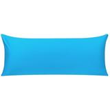 REGALWOVEN Body Pillow Cover Cotton Body Pillowcase for Adult Blue 20 x 54