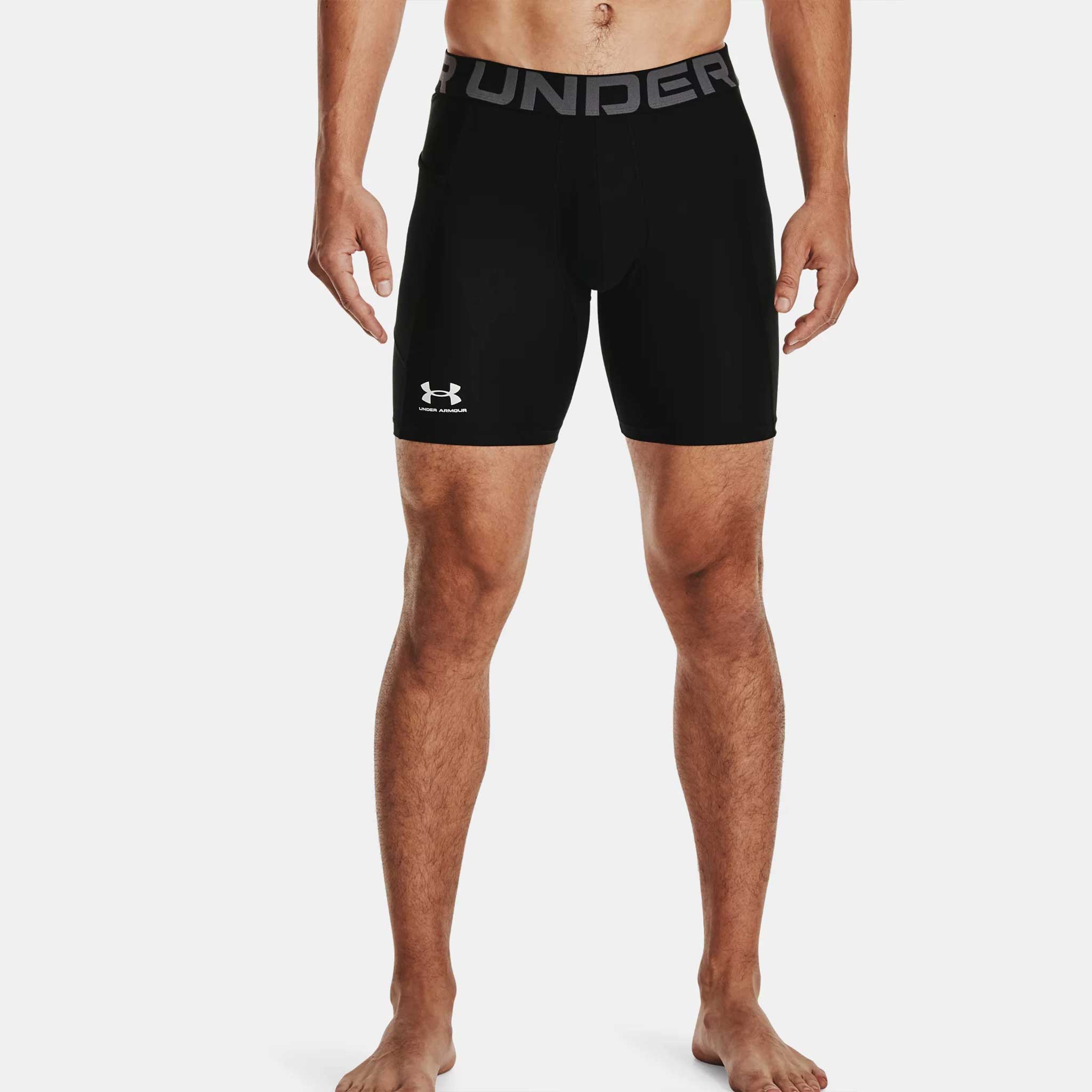 Under Armour HeatGear Compression Shorts Men's Running Apparel Black - Under Armour