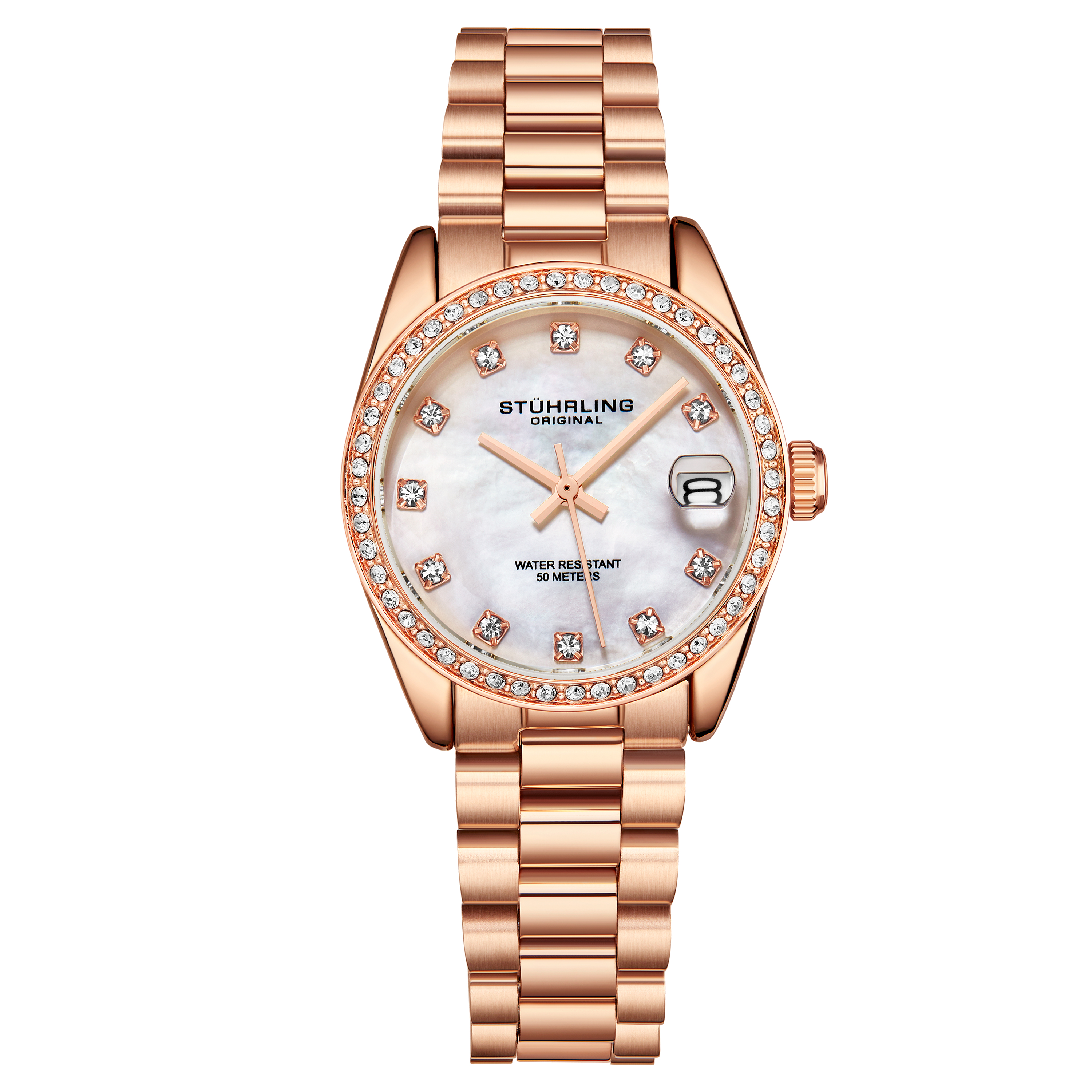 Stührling Womens Lineage 3936 Quartz 31mm Fashion - Rose - One Size | Stührling Sale | Discount Designer Brands
